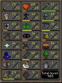 Conta OSRS ironman - Runescape