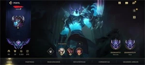 Conta Wild Rift Diamante IV. NV max, 64 champions, 20 skins. - Assinaturas e Premium