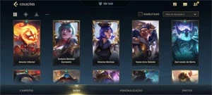 Conta Wild Rift Diamante IV. NV max, 64 champions, 20 skins. - Assinaturas e Premium
