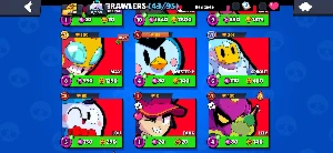 Conta brawl stars 370 gemas, passe Plus skins lendária