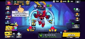Conta brawl stars 370 gemas, passe Plus skins lendária