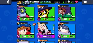 Conta brawl stars 370 gemas, passe Plus skins lendária
