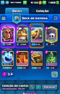 Conta Clash Royale e Clash of Clans