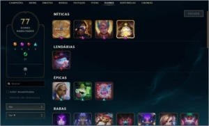 Conta de League of Legends (95 Skins) LOL