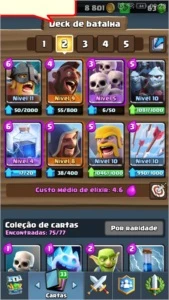 CLASH ROYALE 11 LENDÁRIAS LEVEL 10 QUASSE 11 3345 TROFEUS