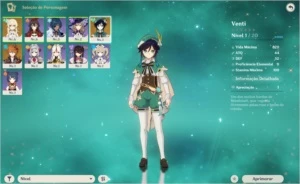 Genshin Impact / AR 7 / Venti + Tartaglia (Childe) + 5 SR