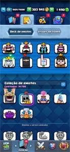 CONTA CLASH ROYALE, 300MIL GOLD, 1500 GEMAS