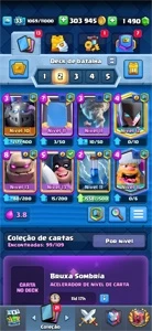CONTA CLASH ROYALE, 300MIL GOLD, 1500 GEMAS