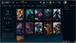 Conta diamante com mais de 120 champs, 79 skins - League of Legends LOL