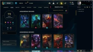 Conta diamante com mais de 120 champs, 79 skins - League of Legends LOL