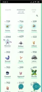 Conta Pokémon Go Lv 22