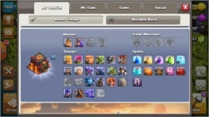 CLASH OF CLANS CV 10 quase full 10 mil gemas