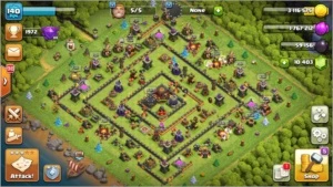 CLASH OF CLANS CV 10 quase full 10 mil gemas