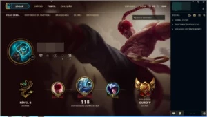 Conta Gold V - League of Legends LOL