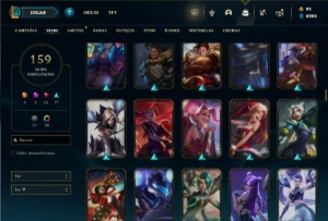 Ferro 2 com 90 Champs e 159 Skins ( MAIN ADC ) - League of Legends LOL