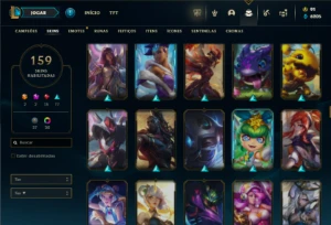 Ferro 2 com 90 Champs e 159 Skins ( MAIN ADC ) - League of Legends LOL