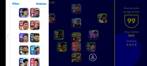 Conta do Efootball Mobile - eFootball PES