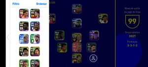 Conta do Efootball Mobile - eFootball PES