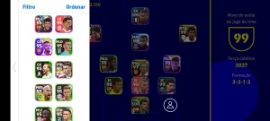 Conta do Efootball Mobile - eFootball PES