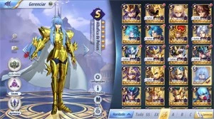Vendo Conta SSA com todos os personagens - Saint Seiya Awakening