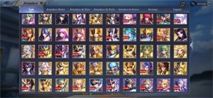 Vendo Conta SSA com todos os personagens - Saint Seiya Awakening
