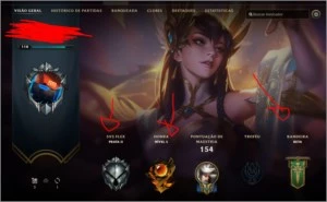 CONTA PRATA 3 - League of Legends LOL