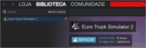 Steam com Euro Truck Simulator 2