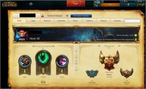 CONTA LOL -Todos camps, 13 paginas de runa, 56 skin, ouroI - League of Legends