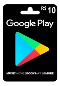 GIFT CARD GOOGLE PLAY R$ 10,00 - Gift Cards