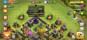 Conta Clash of clans cv9 full