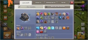 Conta Clash of clans cv9 full