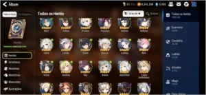 Conta epic seven servidor global - Outros