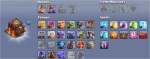 Conta Cv10 Semi-Full BARATA!! clash of clans