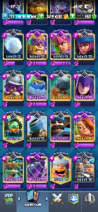 Conta Clash Royale (11 Evos Lvl 55)