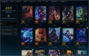 Conta League of Legends Platina IV, 129 campeões,. 72 skins LOL