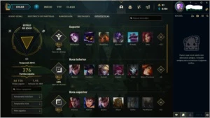 Conta LOL 2018, 140 campeões, 51 skins, 8780 EA - League of Legends