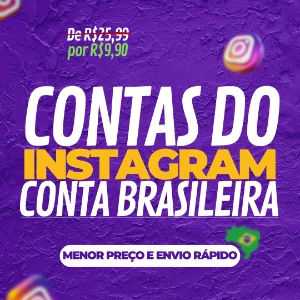 Contas do instagram com acesso ao email - conta brasileira