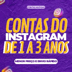 Contas do instagram com acesso ao email - Contas Antigas