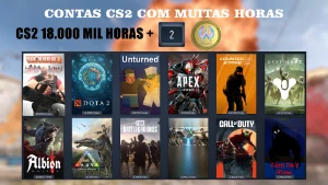 CONTAS COUNTER-STRIKE 2 - 18.000 HORAS + MEDALHAS - Counter Strike CS