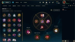 Conta lol diamante 3 lvl 59, skin ultimate + 6 skins - League of Legends
