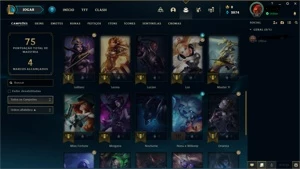 Conta lol diamante 3 lvl 59, skin ultimate + 6 skins - League of Legends