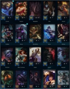 conta lol todos campeoes - League of Legends