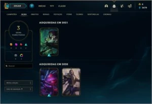 CONTA PLAT2 LOL - League of Legends