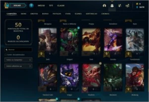 CONTA PLAT2 LOL - League of Legends