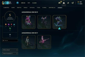 Conta de League of Legends 2016 LOL