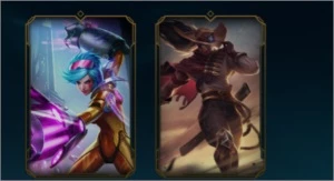 CONTA LOL GOLD 1 S10 124 CHAMPS 57 SKINS LVL 216 - League of Legends