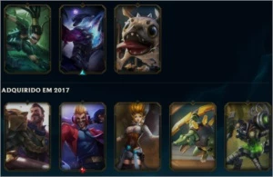 CONTA DIAMANTE 2 + 25K EA + SKINS - League of Legends LOL
