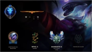 CONTA DIAMANTE 2 + 25K EA + SKINS - League of Legends LOL