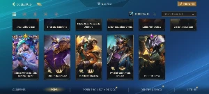 Mestre / 65 Skins / 500 Essência Laranja / Todos os Campeões - League of Legends: Wild Rift LOL WR