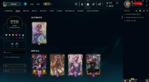 Conta Lol 220 Skins Esmeralda 4 Nivel 620 - League of Legends